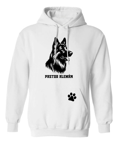 Sudadera Con Estampado De Pastor Alemán