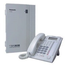 Imagen 1 de 3 de Central Telefónica Panasonic Kx-ta308 Con Consola Kxt-7730