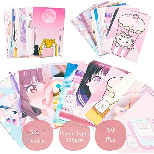 Kit De Collage De Pared De Fotos Estéticas De Anime Ka...