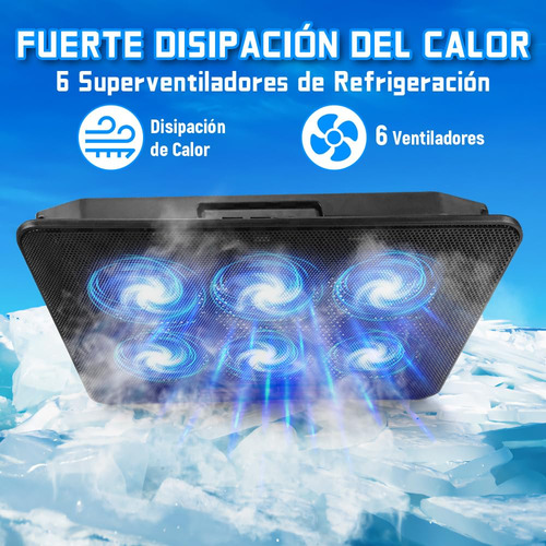 Ventilador Para Laptop, Base De Refrigeración Ordenador