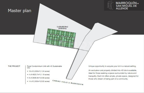 Lote De 2,500 M2 En Fraccionamiento A 16 Km Del Centro De San Miguel De Allende