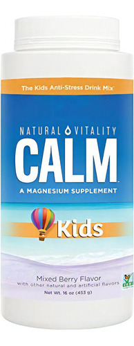 Natural Vitality - Nat Calm Kids Formula 16 Oz (453g) Sabor Mixed Berries