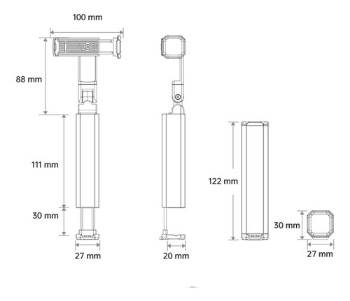 Phone Holder Stand, Portable Travel Stand, Foldable Pink