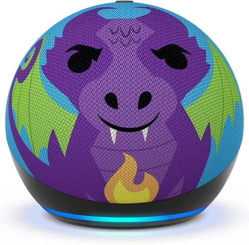 Imagen 4 de 6 de Amazon Echo Dot 5th Gen Kids Edition - Alexa - Dragon