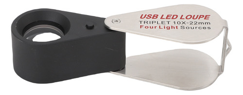 Lupa Para Joalheiros Com Lupa 10x Silver Portable