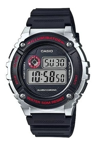 Reloj Casio W-216h-1c Originales Local Barrio Belgranop