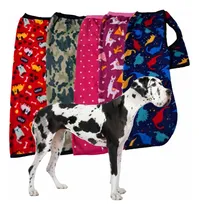 Comprar Kit X 2 Ropa Abrigo Polar Poncho  Estampado Mascota Talle 13 Surtido
