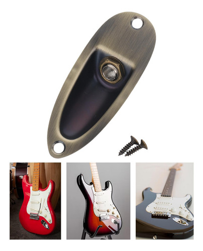 Guitar Jack Plate Electric Guitar Guitar Plate Salida Bronce