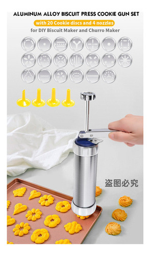 Kit De Pistola De Prensa De Galletas Para Hacer Galletas