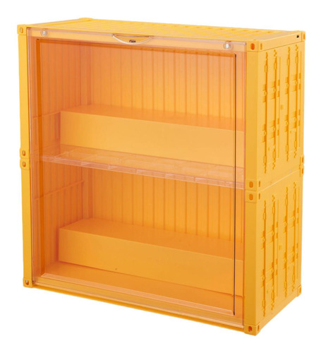 Vitrina Para Coleccionables, Caja De Presentación Amarillo