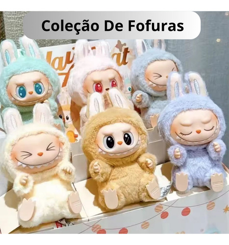 Labubu Boneco Chaveiro Pelúcia Have A Seat