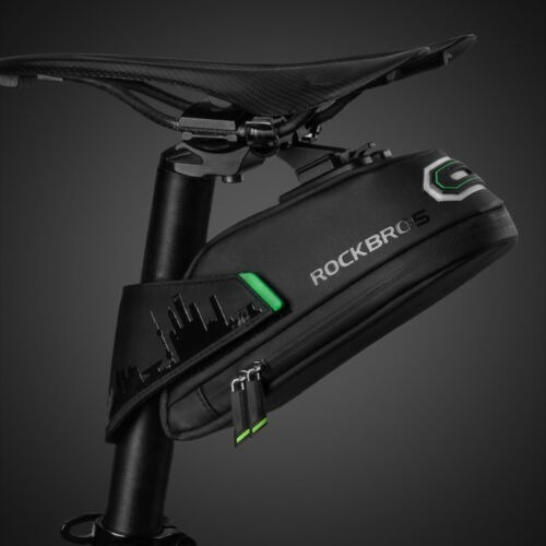 Imagem 8 de 9 de Bolsa De Selim Bike Rockbros Impermeável Bicicleta + Nf