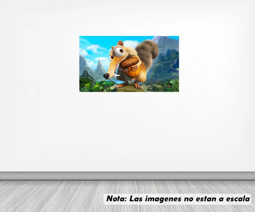 Vinil Sticker Pared 60 Cm. Lado Baby Scrat Modld0051