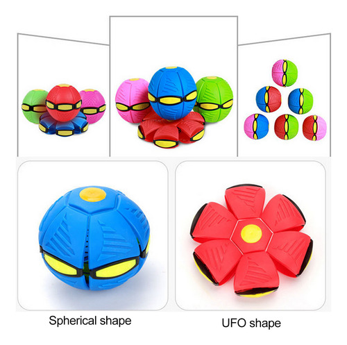 Pelota Elástica Con Forma De Platillo Volador Mejorada Al Pi