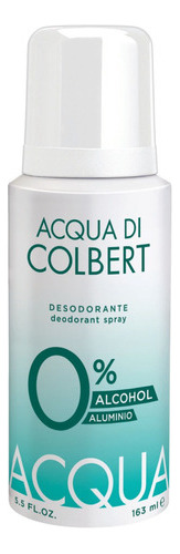 Desodorante  En Aerosol Acqua Di Colbert 0% Alcohol X 163 Ml