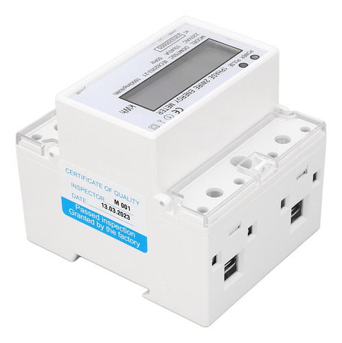 Medidor De Energia 1 Fase, 2 Fios, Lcd Digital 4p, Kwh, Watt