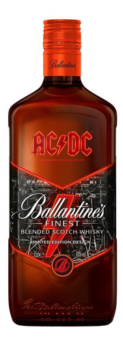 Whisky Ballantine's Finest - Edição Ac/dc Garrafa 750ml