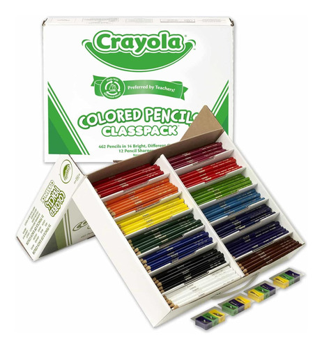 Paquete De Lápices De Colores Crayola (462 Unidades), Bolígr