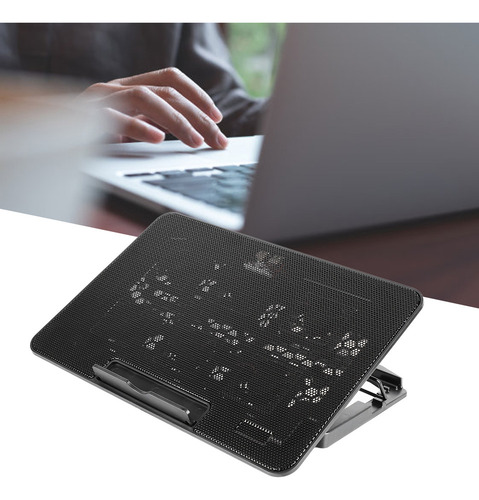 Laptop Cooling Pad, 6 Ventiladores De Led, Design Silencioso