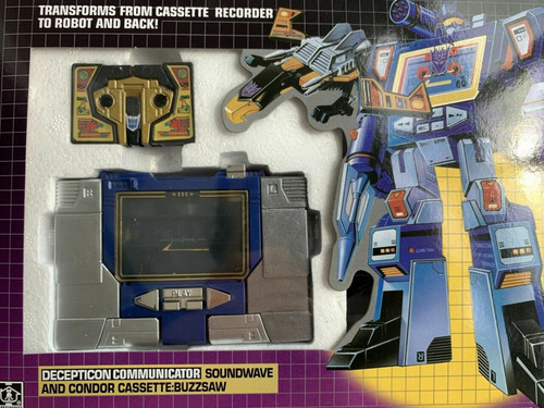 Hasbro Transformers Soundwave & Buzzsaw G1 Japon Reedicion