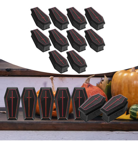 10 Piezas De Mini Cajas De Ataúd Para Decoración De