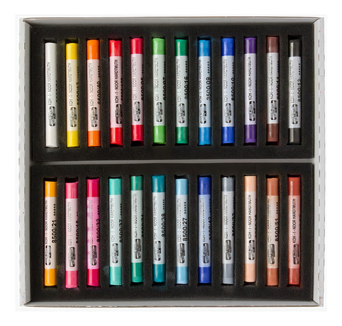 Pastel Tiza Koh-i-noor Toison D´or X 24 Colores Cuadrado Color Azul