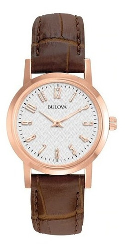Relógio Bulova Feminino Pulseira Couro