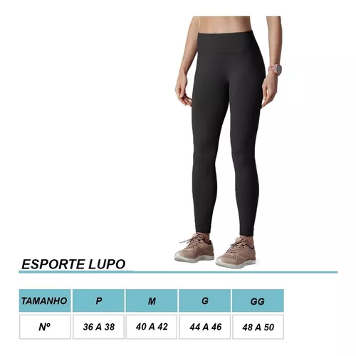 Calça Legging Lupo Sport Feminina Fitness Basic Comforfit