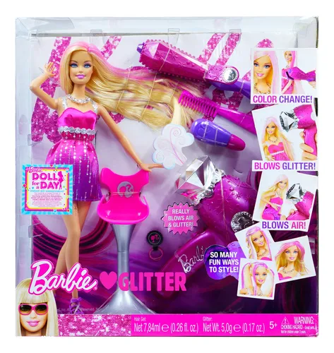 Barbie loves glitter hotsell