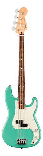 Fender Player Precision Bass®, Pau Ferro F, Sea Foam Green Color Azul claro