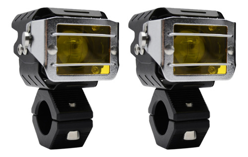 Faros Led Para Motocicletas, 2 Unidades, Luces Largas, 4 Mod