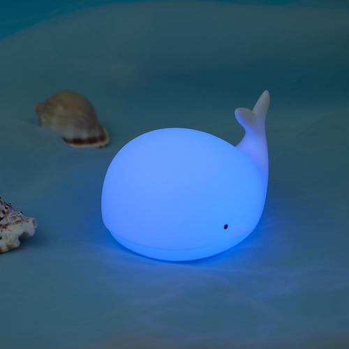 Luz Nocturna Zklili Cute Whale Para Niños Recargable Por Usb