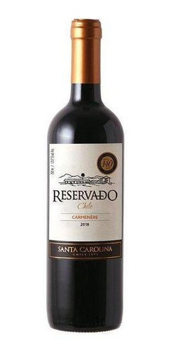 Vinho Santa Carolina Reservado Carménère Tinto 750ml