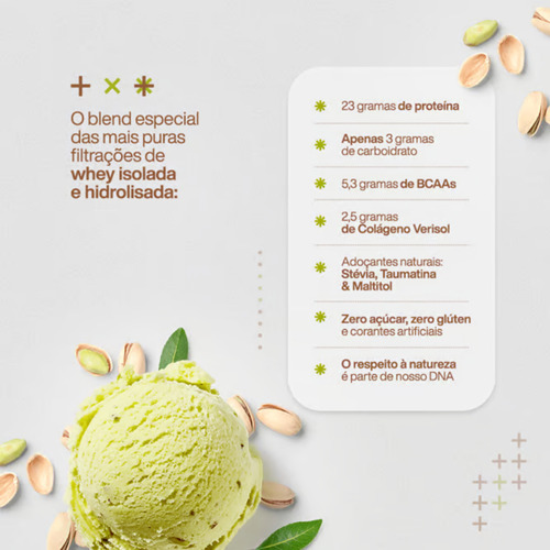 Sachê True Whey Proteína Pistache Ice Cream True Source 32g