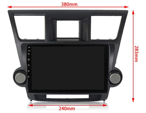 Autoestereo Toyota Highlander 2008-13 Carplay Android 4+64
