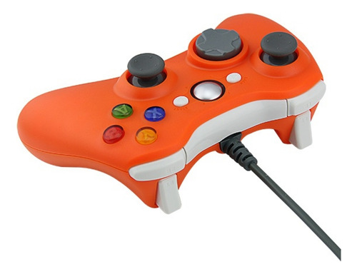 Joystick Control Mando Para Xbox 360 Cableado Naranja