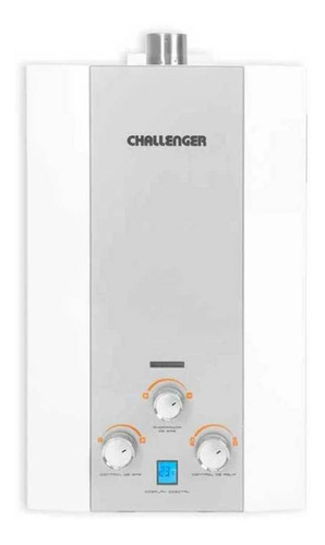 Calentador de agua a gas GN Challenger WHG 7084 blanco/gris 120V