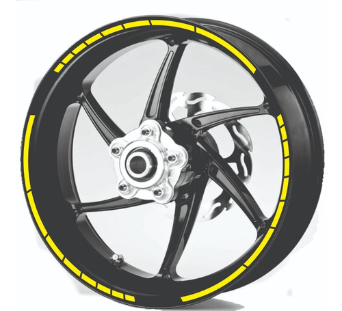 Imagen 2 de 5 de Calcos Llantas Motos 17p + Regalo Tuning 0142 Graficastuning