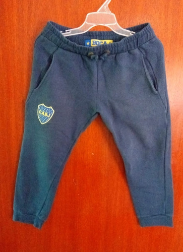 Pantalon Jogging Boca Licencia Oficial Talle 8 Color Azul 