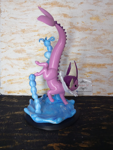Figura Pokémon Vaporeon Shiny Hecho En 3d