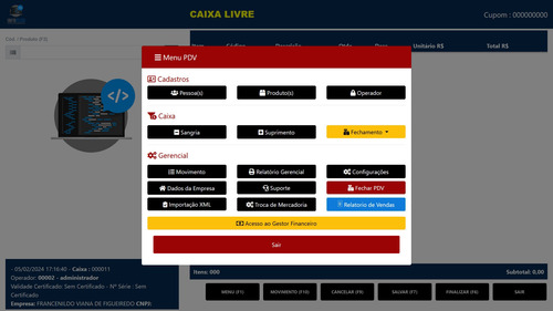 Sistema De Caixa(pdv) Web