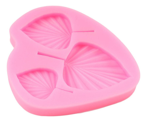 Molde De Fondant De La Hoja Del Ventilador Qdmolds Molde De