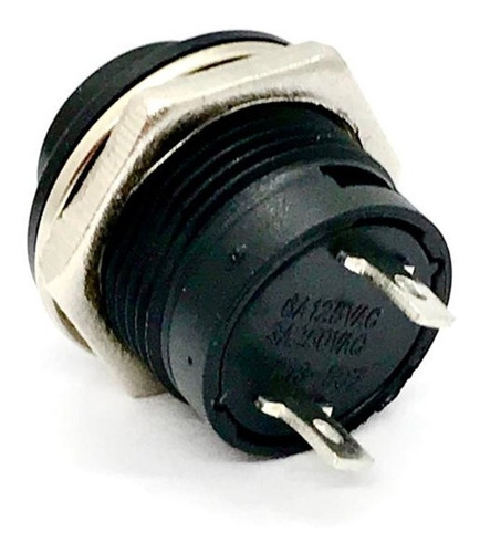 1x Chave Push Button Tipo Start- Bujão R13-507 Preto