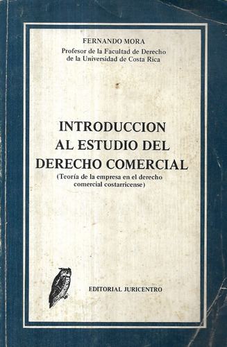 Introducción Estudio De Derecho Comercial / F Mora / Detalle