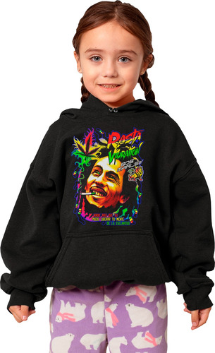 Sudadera Infantil Ropa De Niños Bob Marley Estampado Casual