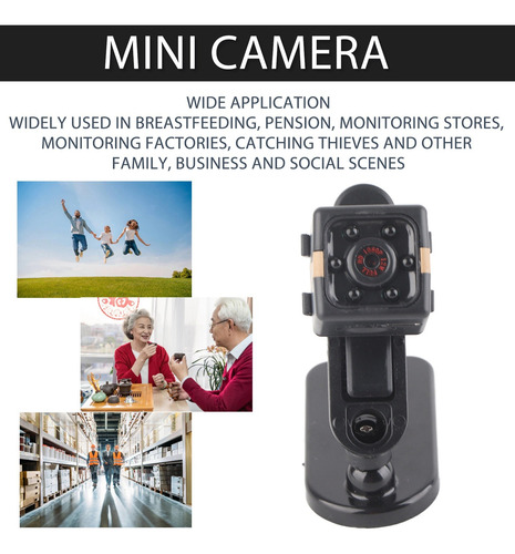 Mini Cámara Espía 1080p Wifi Con Batería Recargable