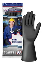Comprar Guantes Latexport Semi Industrial De Latex Calibre 20 Negro.