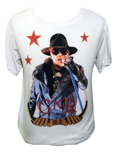 Tú Remera Sublimada Axl Rose Not In This Lifetime