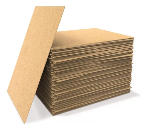 Kit 1 Chapas Mdf Cru 132x75 3mm Para Moveis Ou Artesanato