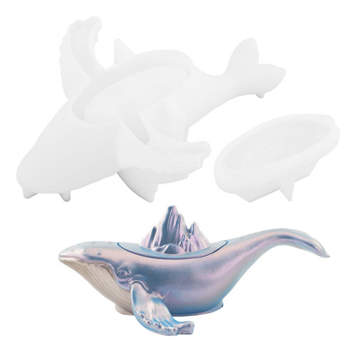 Molde De Fundición De Resina Moldes De Silicona De Ballena G